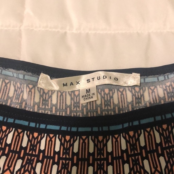 Max Studio printed dress with detailed design - Picture 2 of 8